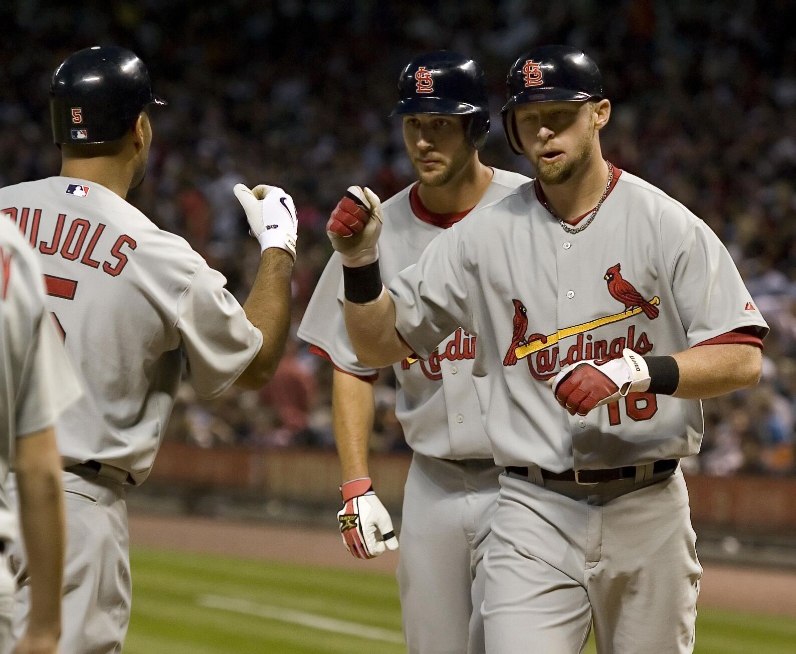 Chris Duncan, Albert Pujols, Adam Wainwright